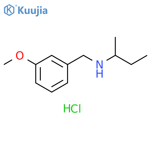 N-(3-methoxybenzyl)-2-butanamine hydrochloride structure