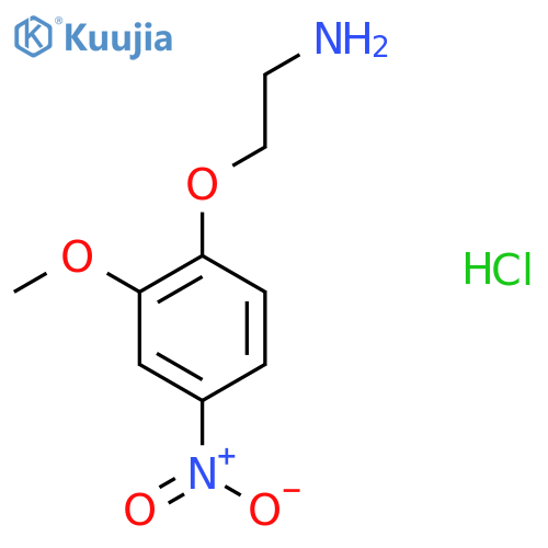2-(2-Methoxy-4-nitrophenoxy)ethylamine hydrochloride structure