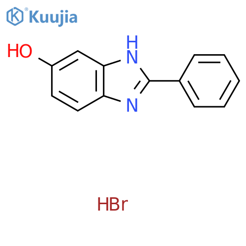 2-Phenyl-1H-benzimidazol-5-ol hydrobromide structure