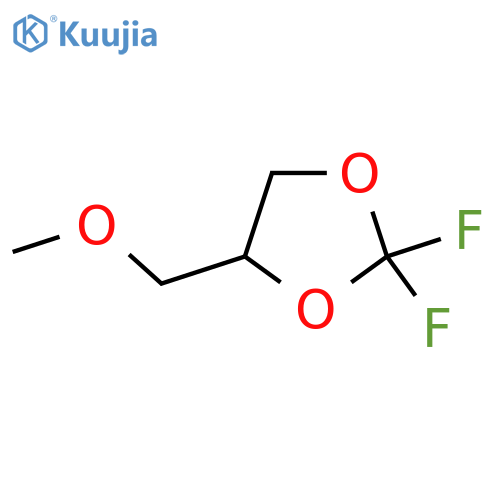 2,2-Difluoro-4-(methoxymethyl)-1,3-dioxolane structure