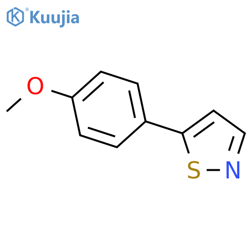 5-(4-Methoxyphenyl)isothiazole structure