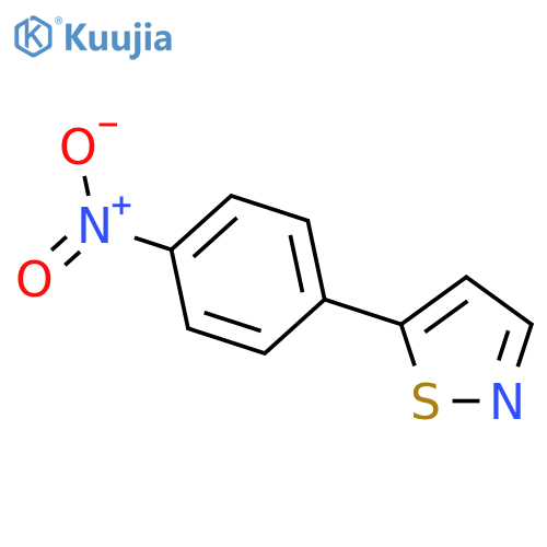 Isothiazole, 5-(4-nitrophenyl)- structure
