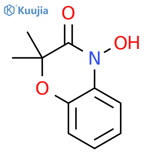 2H-1,4-Benzoxazin-3(4H)-one,4-hydroxy-2,2-dimethyl- structure