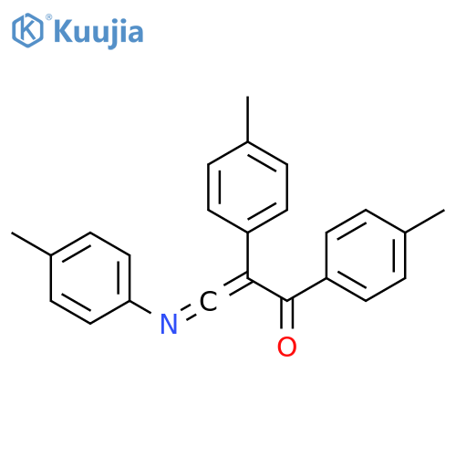 2-Propen-1-one, 1,2-bis(4-methylphenyl)-3-[(4-methylphenyl)imino]- structure