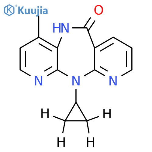 Nevirapine-d4 (cyclopropyl-2,2,3,3-d4) structure