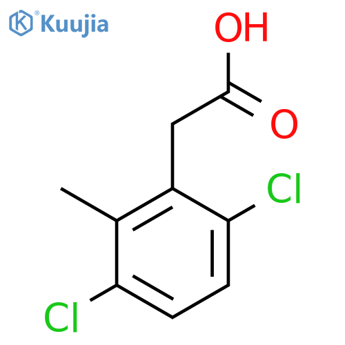 3,6-Dichloro-2-methylphenylacetic acid structure