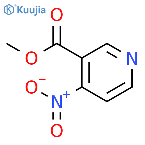 3-Pyridinecarboxylic acid, 4-nitro-, methyl ester structure