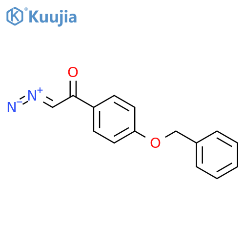 Ethanone, 2-diazo-1-[4-(phenylmethoxy)phenyl]- structure
