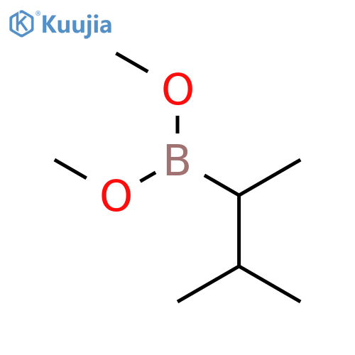 Boronic acid, (1,2-dimethylpropyl)-, dimethyl ester structure