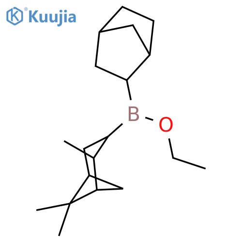Borinic acid, bicyclo[2.2.1]hept-2-yl(2,6,6-trimethylbicyclo[3.1.1]hept-3-yl)-, ethyl ester structure