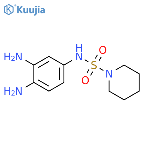 1-Piperidinesulfonamide, N-(3,4-diaminophenyl)- structure