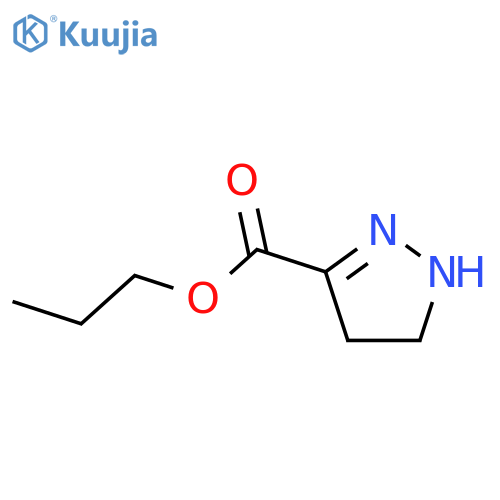 1H-Pyrazole-3-carboxylicacid, 4,5-dihydro-, propyl ester structure