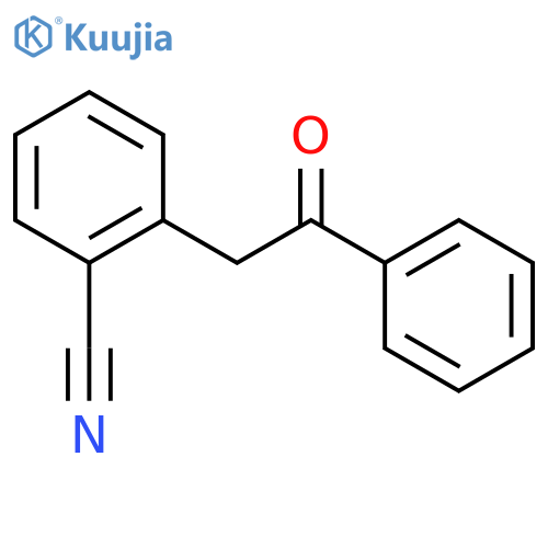 Benzonitrile,2-(2-oxo-2-phenylethyl)- structure