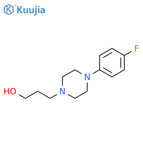 4-(4-fluorophenyl)-1-Piperazinepropanol structure
