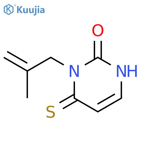 2(1H)-Pyrimidinone, 3,6-dihydro-1-(2-methyl-2-propenyl)-6-thioxo- structure