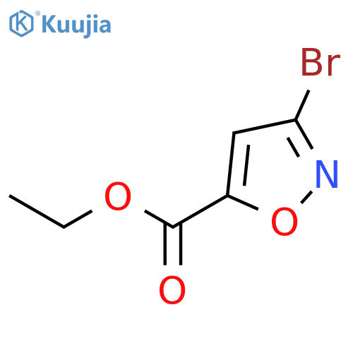 Ethyl 3-bromoisoxazole-5-carboxylate structure