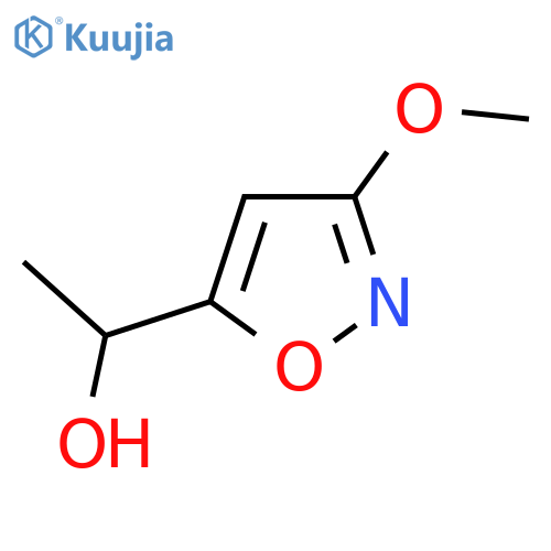 1-(3-Methoxyisoxazol-5-YL)ethan-1-OL structure