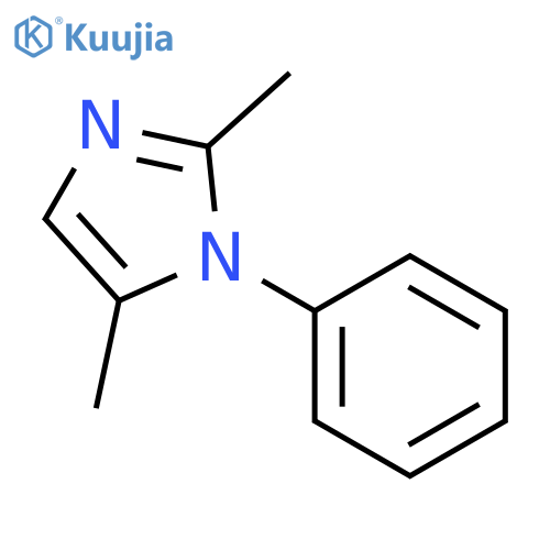 1H-Imidazole, 2,5-dimethyl-1-phenyl- structure