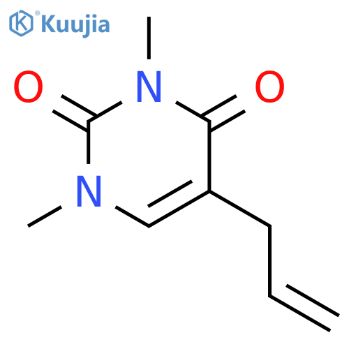 1,3-dimethyl-5-prop-2-enylpyrimidine-2,4-dione structure