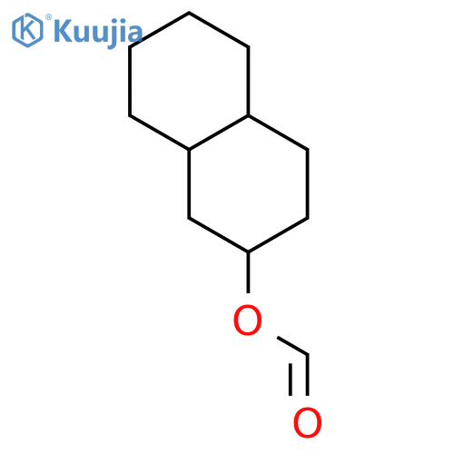 Decahydro-2-naphthyl formate structure
