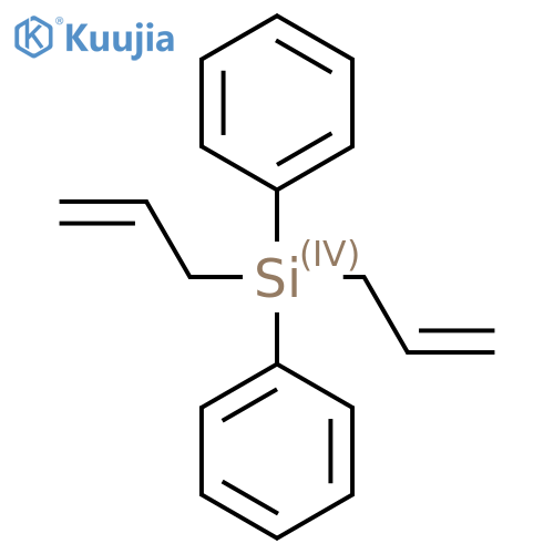 Diphenyl-bis(prop-2-enyl)silane structure
