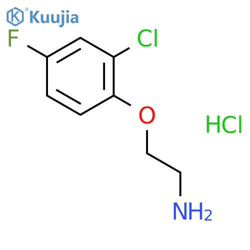 2-(2-Chloro-4-fluorophenoxy)ethylamine hydrochloride structure