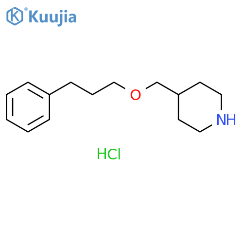 4-(3-Phenylpropoxy)methylpiperidine Hydrochloride structure