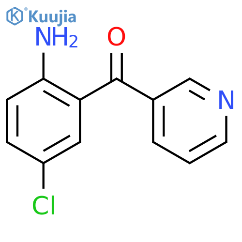 Methanone, (2-amino-5-chlorophenyl)-3-pyridinyl- structure