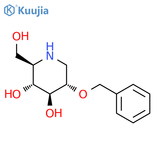 (2R,3R,4S,5S)-5-(Benzyloxy)-2-(hydroxymethyl)piperidine-3,4-diol structure