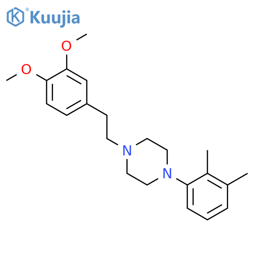 Piperazine,1-[2-(3,4-dimethoxyphenyl)ethyl]-4-(2,3-dimethylphenyl)- structure