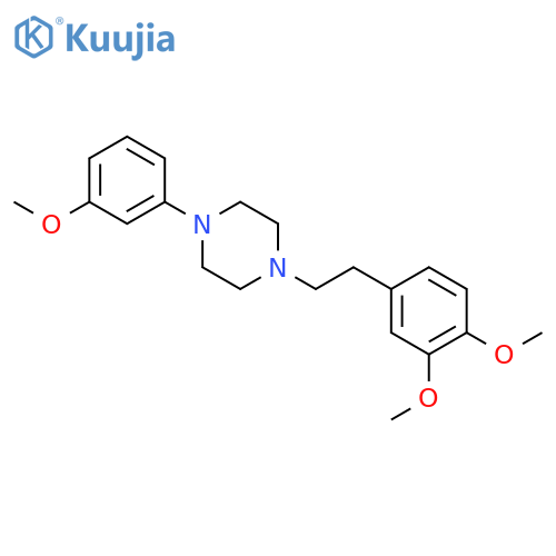 Piperazine,1-[2-(3,4-dimethoxyphenyl)ethyl]-4-(3-methoxyphenyl)- structure
