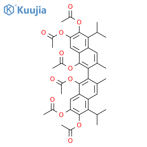 APOGOSSYPOL HEXAACETATE structure