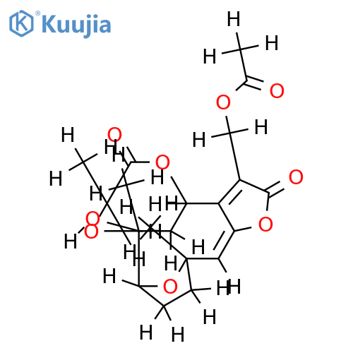 1-Desoxy-8-(2,3-epoxyisobutyryloxy)-10alpha-hydroxyhirsutinolid structure