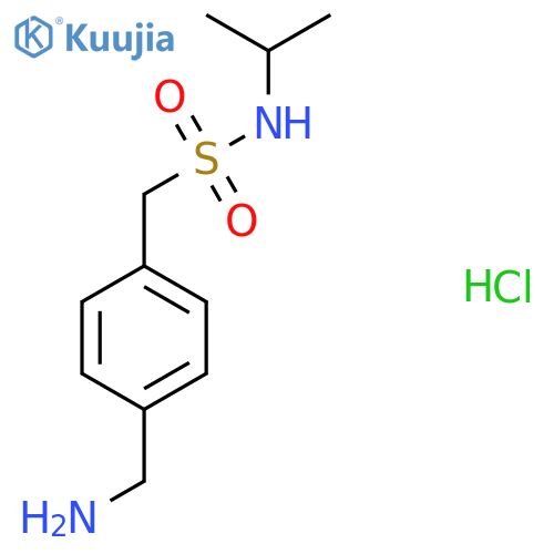 1-4-(Aminomethyl)phenyl-N-isopropylmethanesulfonamide Hydrochloride structure