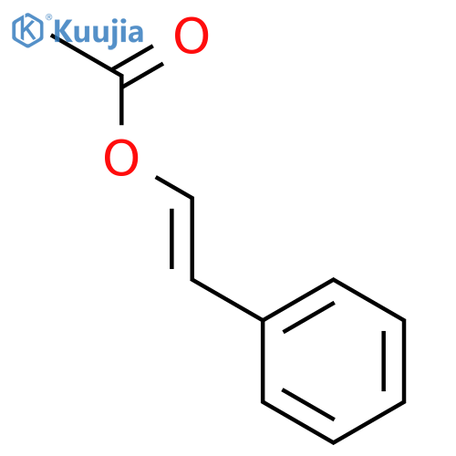 Ethenol, 2-phenyl-,1-acetate structure