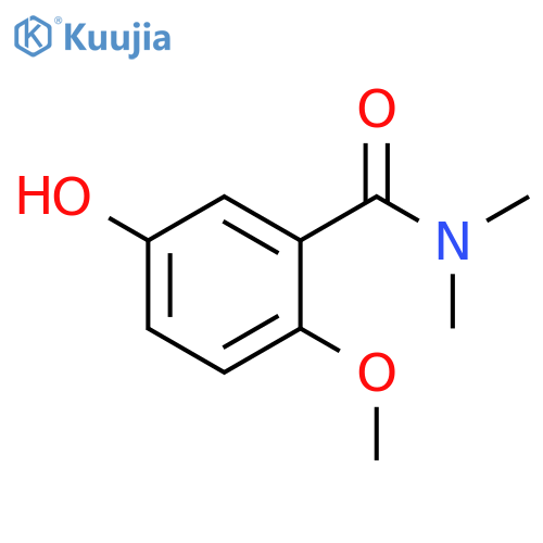 5-Hydroxy-2-methoxy-N,N-dimethylbenzamide structure