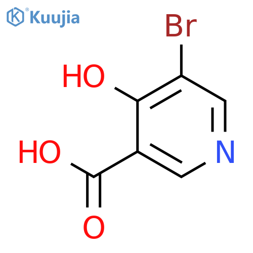 5-Bromo-4-hydroxynicotinic acid structure