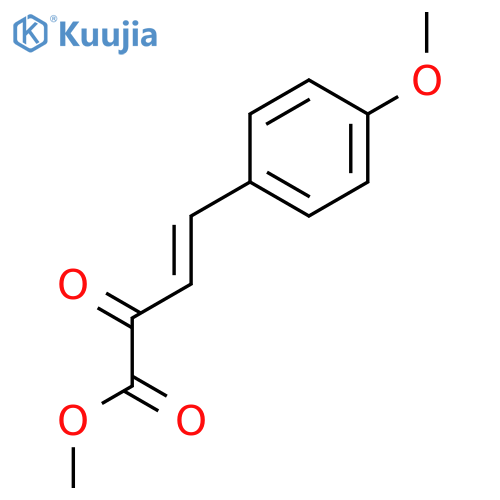 Methyl 4-(4-methoxyphenyl)-2-oxobut-3-enoate structure