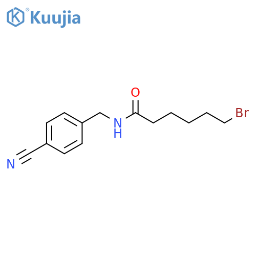 6-Bromo-N-(4-cyanophenyl)methylhexanamide structure