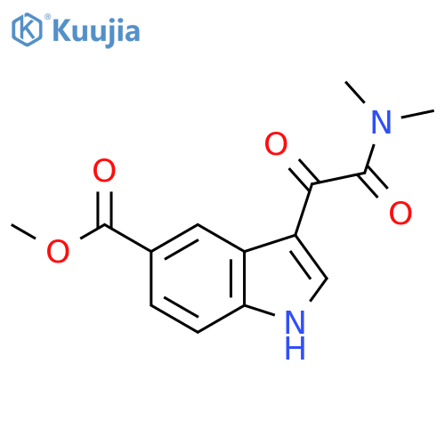 α,β-Dioxo-N-N-diMethyltryptaMine 5-Carboxylic Acid Methyl Ester structure