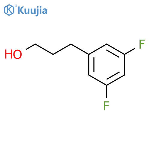 3-(3,5-difluorophenyl)propan-1-ol structure