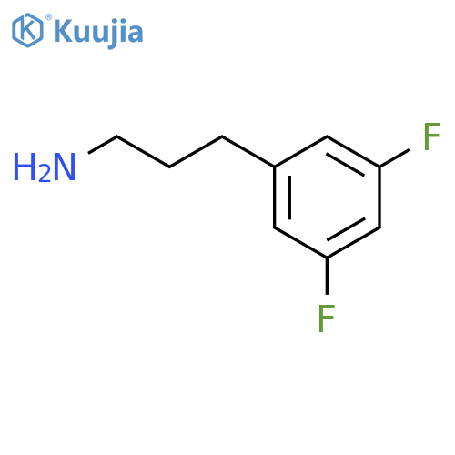 3,5-Difluoro-benzenepropanamine structure