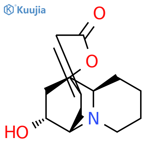 (5R,10aR,10bS,12R)-4,5,8,9,10,10a-hexahydro-12-hydroxy-7H-5,10b-ethano-2H-furo[2,3-a]quinolizin-2-one structure