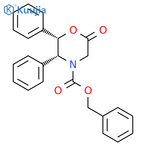 (2S,3R)-Benzyl 6-Oxo-2,3-diphenylmorpholine-4-carboxylate structure