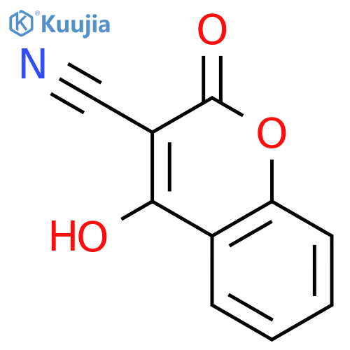 2H-1-Benzopyran-3-carbonitrile,4-hydroxy-2-oxo- structure