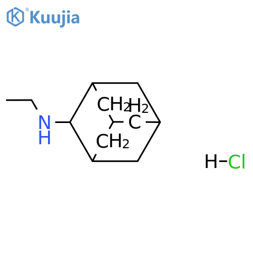N-ethyladamantan-2-amine hydrochloride structure