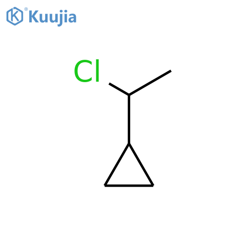 (1-Chloroethyl)cyclopropane structure