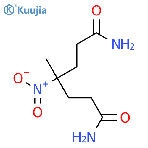 Heptanediamide,4-methyl-4-nitro- structure