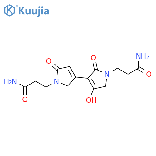 [3,3'-Bi-1H-pyrrole]-1,1'-dipropanamide, 2,2',5,5'-tetrahydro-4-hydroxy-2,5'-dioxo- structure