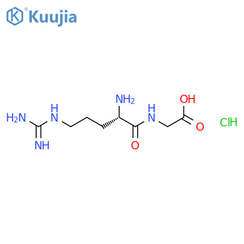 H-Arg-Gly-OH Hydrochloride structure